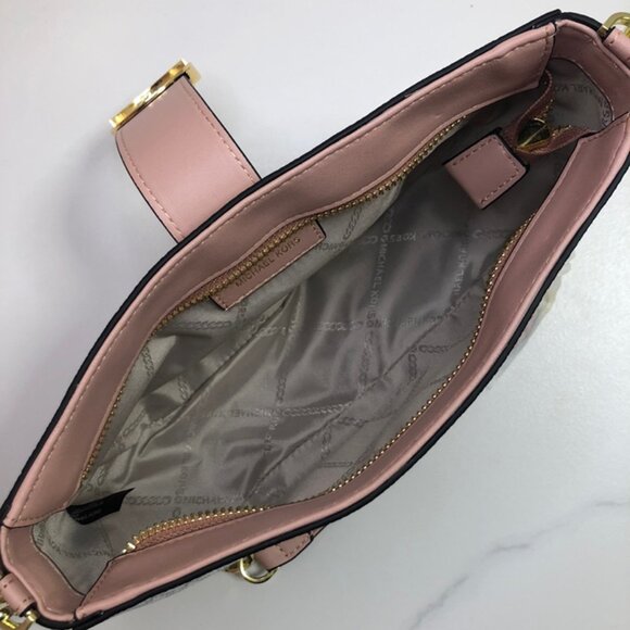 Michael Kors Monogram Underarm Bag Pink - Picture 9 of 10